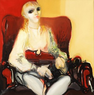 Sabine Au Violon by Jordi BONAS - auction artwork with signature