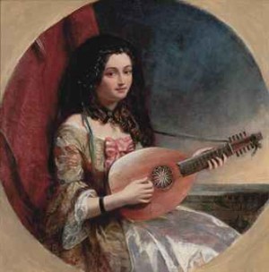 The Lute Player by John Dawson WATSON