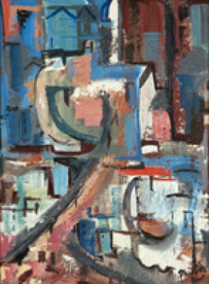 Abstract Cityscape by Phil Latimer DIKE