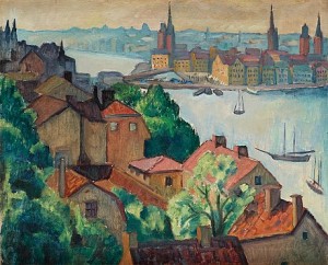 Utsikt Från Söder Mot Gamla Stan by Maj BRING