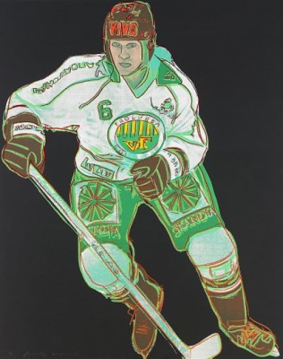 Frölunda Hockey Player by Andy WARHOL