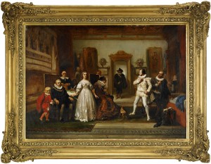 Scen Ur Bruden Av Lammermoor Av Sir Walter Scott by François Hippolyte DEBON