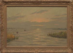Flight At Sunset by Theodor Van Der BEEK