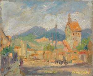 Vienna by Morley HICKS - auction artwork with signature