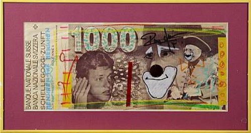 Banque Nationale Suisse by Rolf KNIE - auction artwork with signature