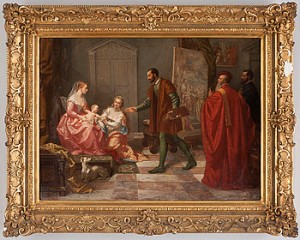 I Titians Atelje by Henri SIEURAC - auction artwork with signature