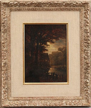 Landskap I Månsken by George Gillis Van HAANEN - auction artwork with signature