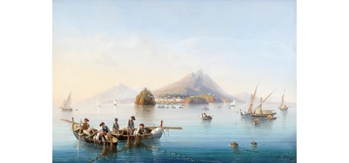 Neapolitanska Fiskare I Neapelbukten by Gioacchino La PIRA