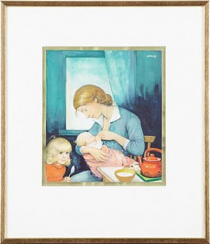 Familjeidyll by Helge ARTELIUS