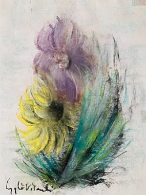 Blomstermotiv by Lyyli VISANTI - auction artwork with signature