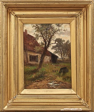Gårdsmotiv by Abraham The Younger HULK