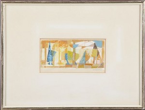 Skiss (förslag Till Ridå För Teatern I Eskilstuna) by Ulla RUUTH - auction artwork with signature