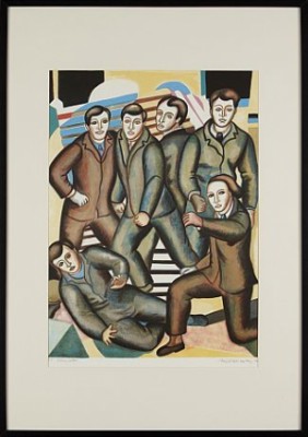 Klassfoto by Birgit STÅHL NYBERG - auction artwork with signature