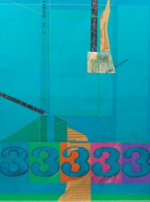 Interior In Blue by Jon NABEREZNY - auction artwork with signature