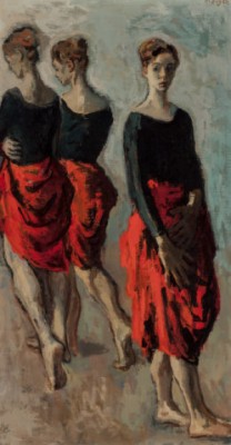 Dancers by Moses SOYER