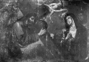 Le Christ Portant La Croix Devant La Vierge by Juan De ROELAS