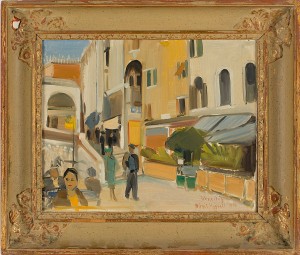Vid Rialtobron, Venedig by Birgit HYGRELL
