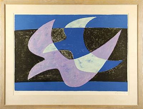 L´oiseau by Jean-Pierre GUILLERMET - auction artwork with signature