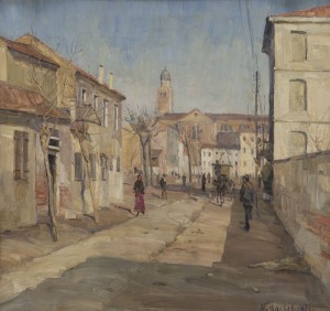 Untitled (street Scene) by Hermann GOEBEL