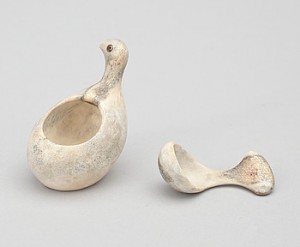 Saltripa Med Sked, Renhorn by Lars (Sami Artist) PIRAK