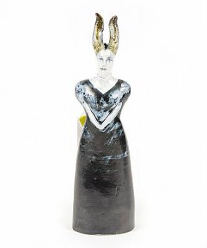 Gustavsberg, Stengods, I Form Av Kvinna by Lisa LARSON