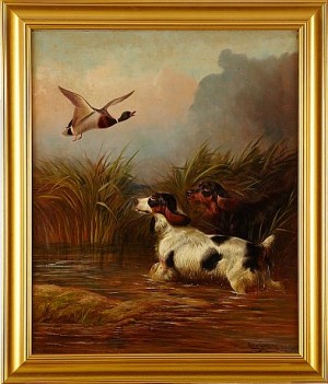 Andjakt by Colin GRAEME - auction artwork with signature