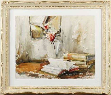 Stilleben by Carlo RAVAGNAN - auction artwork with signature