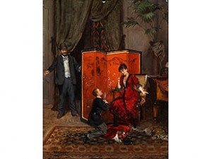 Der Verfehlte Antrag by Paul MERWART - auction artwork with signature