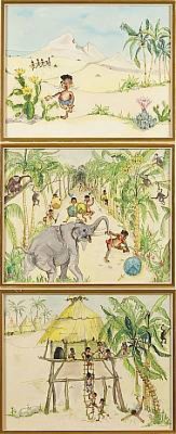 I Afrikanska Byn by S. V. WENDRICH - auction artwork with signature