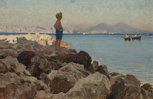 Naples by Eduardo GALLI - auction artwork with signature