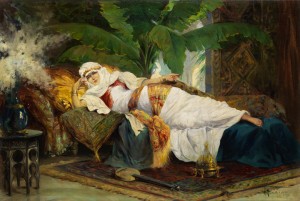 Preziosita Orientale - Odaliske by Andrea MARCHISIO - auction artwork with signature