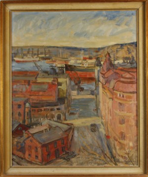 Stadsmotiv by Ragnar NYBERG