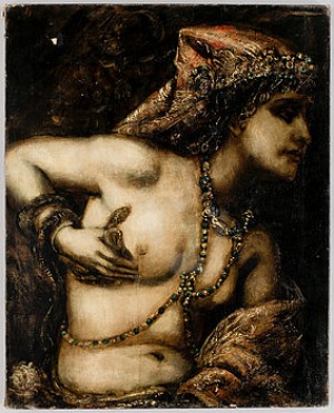 Cleopatra by Hans MACKART - auction artwork with signature
