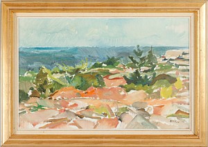 Kustlandskap by Sven Olof ROSÉN