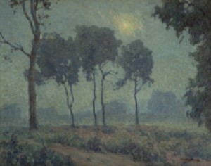 Misty Eucalyptus Landscape by Maurice BRAUN