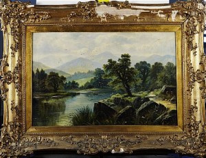 Landskap Med Vattendrag by G. DAWSON - auction artwork with signature