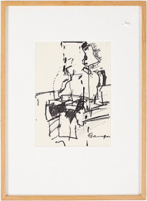 Studie by Eric JOHANNESSON - auction artwork with signature