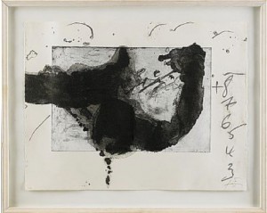 Un Vase De Terre Crue Et Le T Du Nom De Tàpies (plate 3) by Antoni TAPIES