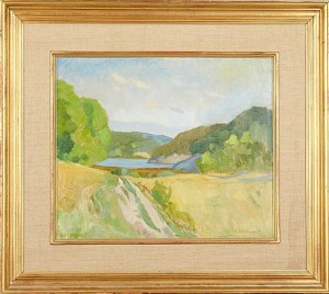 Motiv Från Nacka by Kjell LUNDBERG - auction artwork with signature