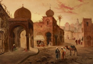 Oriental Street Scene by Henry Stanton LYNTON