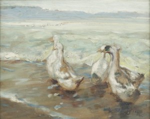 Ducks On A Beach by Grace Veronica KELLY