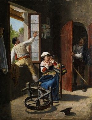 Der Fliegende Liebhaber by A. BUZZI - auction artwork with signature