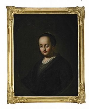 Porträtt Av Ung Dam Efter Rembrandt by Anders EKLUND - auction artwork with signature