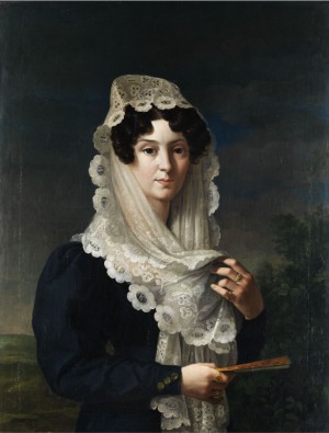 Dona Gertrudis De Comte Y De Bruga, Widow Of Sarda Molins by Vicente LOPEZ