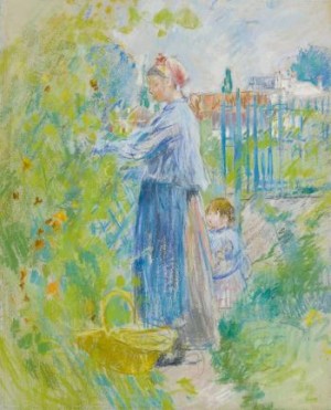 Les Capucines by Berthe MORISOT