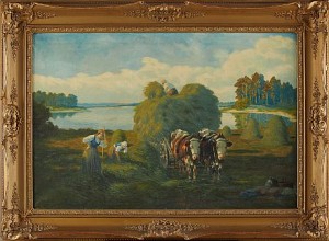 Skördetid by Karel DOHNALEK - auction artwork with signature