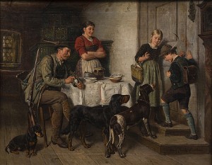 Jägarens Familj by Adolf EBERLE