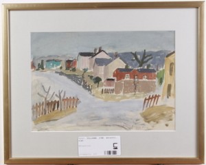 Bygata by Sven GILLGREN - auction artwork with signature