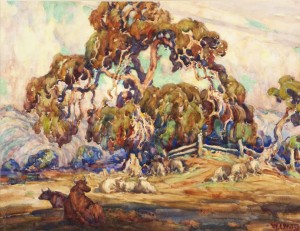 Pastoral Scene With Cattle by William Clothier WATTS