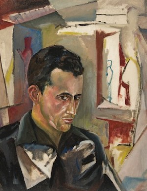 Portrait Of An Artist by Tom LEA - auction artwork with signature